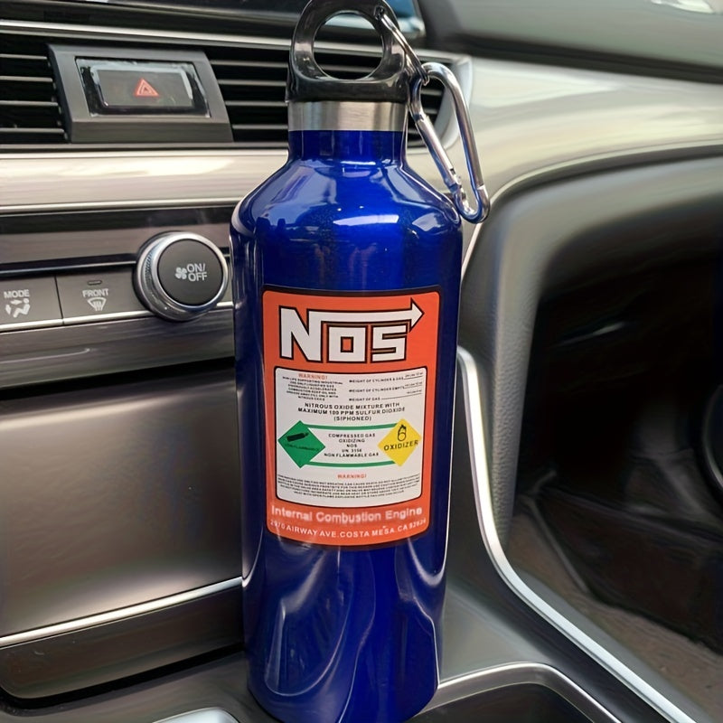 Bicycle Insulation Cup, NOS Nitrogen Cylinder Vacuum Stainless Steel Kettle, 16.91oz High-capacity Travel Sports Bottle Water Cup