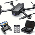 Holy Stone HS720E Drones with Camera for Adults 4K, 2 Batteries 46 Min Flight Time, 5GHz FPV Transmission, 130° FOV EIS Camera, Brushless Motor, Auto Return, Follow Me, GPS Drone for Beginner