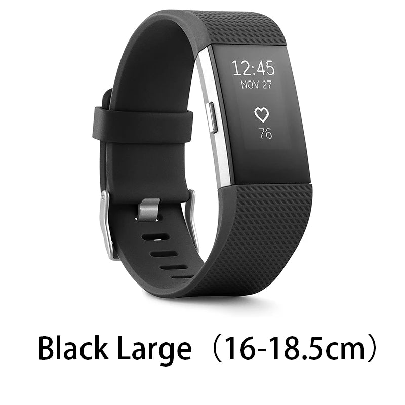 Fitbit Charge 2 Fitness Tracker Smart Wristband Heart Rate Monitor Sleep Steps Call Reminder GPS Sports Watch for iOS Android