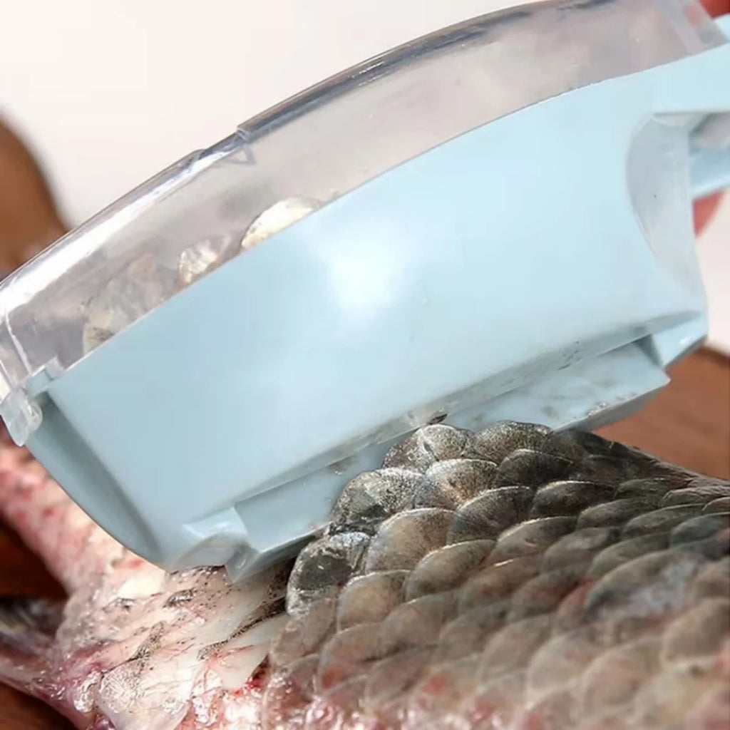 Fish Scales Graters Scraper Fish Cleaning Tool Scraping Scales Device with Cover Home Kitchen Cooking Fishing Tool Pesca Tackle