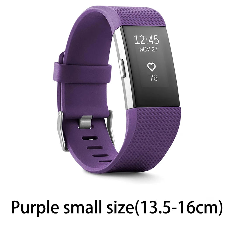 Fitbit Charge 2 Fitness Tracker Smart Wristband Heart Rate Monitor Sleep Steps Call Reminder GPS Sports Watch for iOS Android