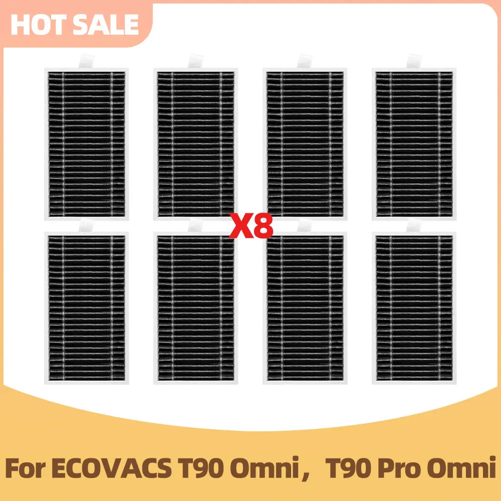 Compatible For Ecovacs T90 omni, T90 Pro omni Vacuum Cleaner Spare Parts Side Brush Filter Dust Bag Mop Replacement Accessories