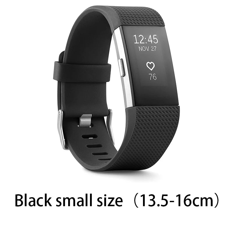 Fitbit Charge 2 Fitness Tracker Smart Wristband Heart Rate Monitor Sleep Steps Call Reminder GPS Sports Watch for iOS Android