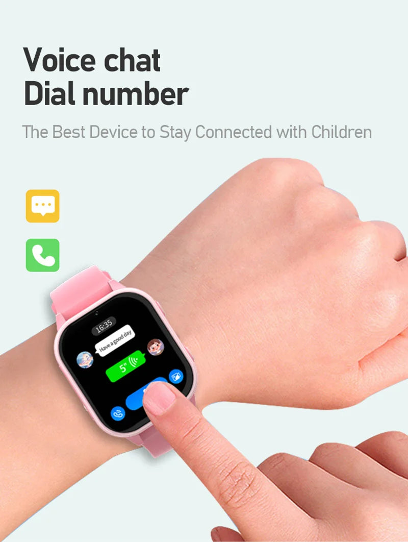 4G Smart Watch Kid SOS GPS WiFi Wristwatch Whatsapp KT19Pro MAX Android8.1 with Video Call Camera Monitor Children smartwatch