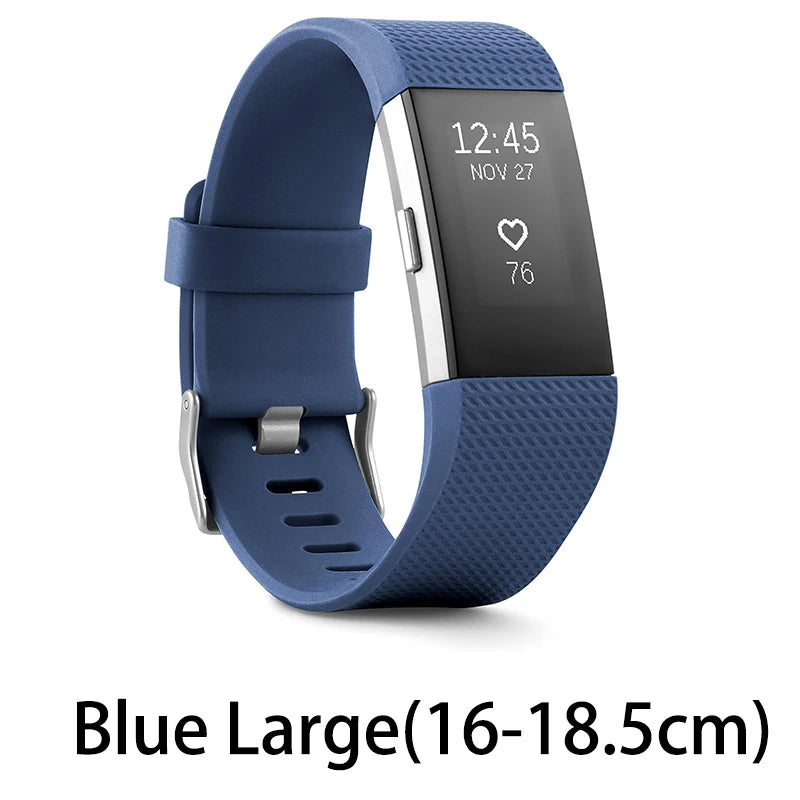 Fitbit Charge 2 Fitness Tracker Smart Wristband Heart Rate Monitor Sleep Steps Call Reminder GPS Sports Watch for iOS Android