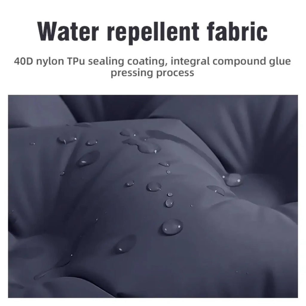 Foldable Outdoor Camping Inflatable Mattress - Warm, Ultra-Wide, Thick, Ultra-Light - Double-Use for Indoor Sleeping,
