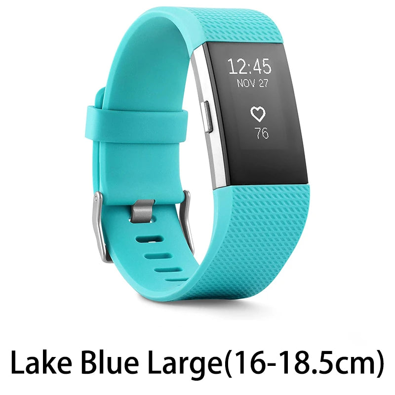 Fitbit Charge 2 Fitness Tracker Smart Wristband Heart Rate Monitor Sleep Steps Call Reminder GPS Sports Watch for iOS Android