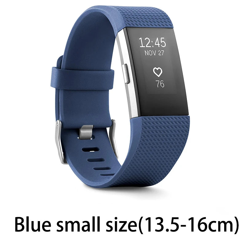 Fitbit Charge 2 Fitness Tracker Smart Wristband Heart Rate Monitor Sleep Steps Call Reminder GPS Sports Watch for iOS Android