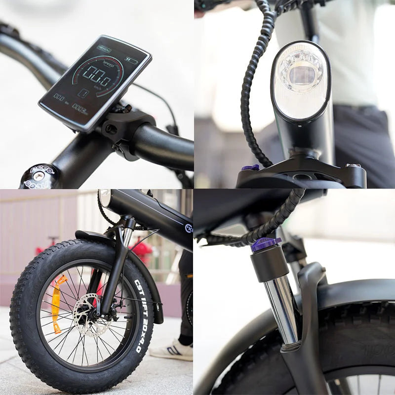 Road Electric Hybrid Super Bikes Electric Mountain Bicycle Full Suspension Q3 20 Inches Sport E Bike Sleek Modern Design