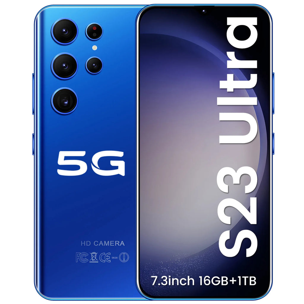 S23 ULTRA Neues 6,7 Zoll Smart Android All-in-One Telefon 108MP Grenzüberschreitende englische Werksausgabe Dropshipping Auf Lager