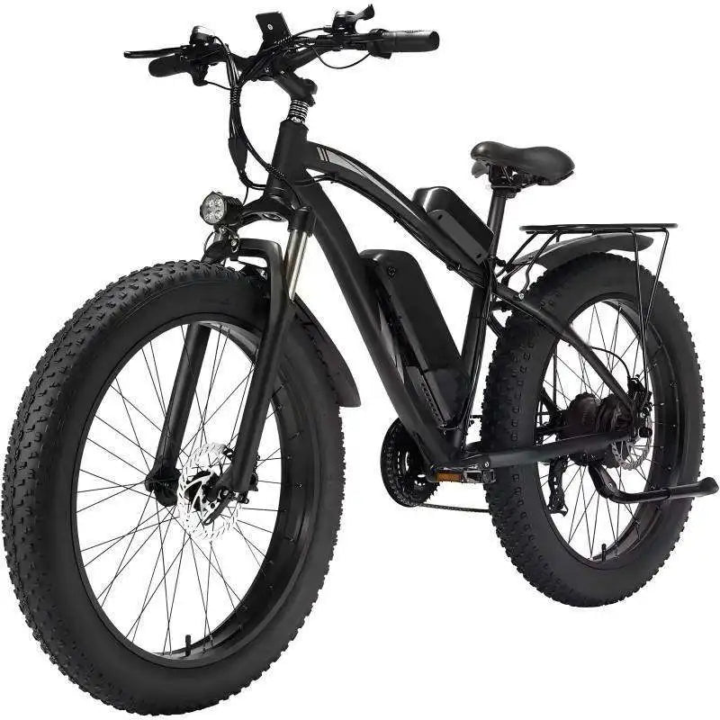 Rear Hub Motor Disc Brake Aluminum Alloy 26-inch 500W Electric Moped Model E-bike 001 with Wide Tire