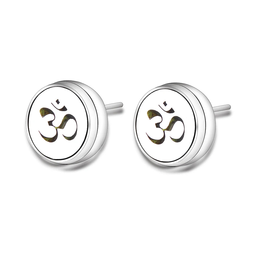 New Aromatherapy Ear Studs Earrings Stainless Steel Spiral Open Perfume Locket Angel Wings Fashion Women Earrings 2022 Jewelry