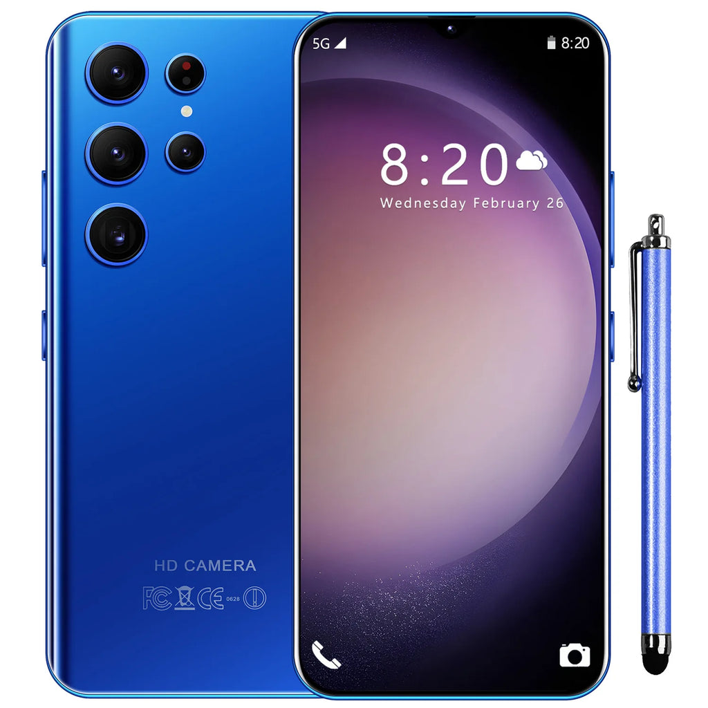 S23 ULTRA Neues 6,7 Zoll Smart Android All-in-One Telefon 108MP Grenzüberschreitende englische Werksausgabe Dropshipping Auf Lager