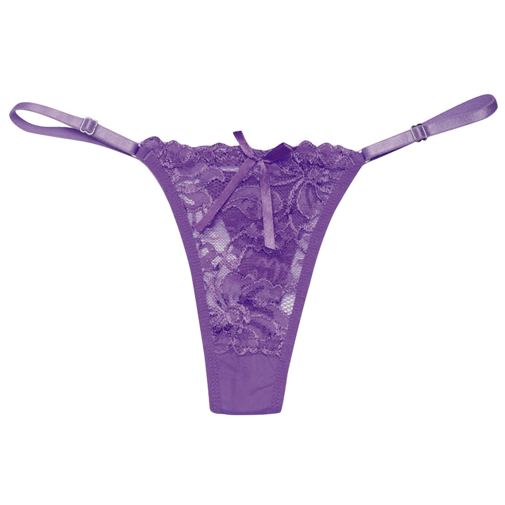 Ladies Lace Sexy Panties Embroidered Bandage Underwear Women Transparent Breathable Thongs Bowknot Sexy Lingerie трусы женские