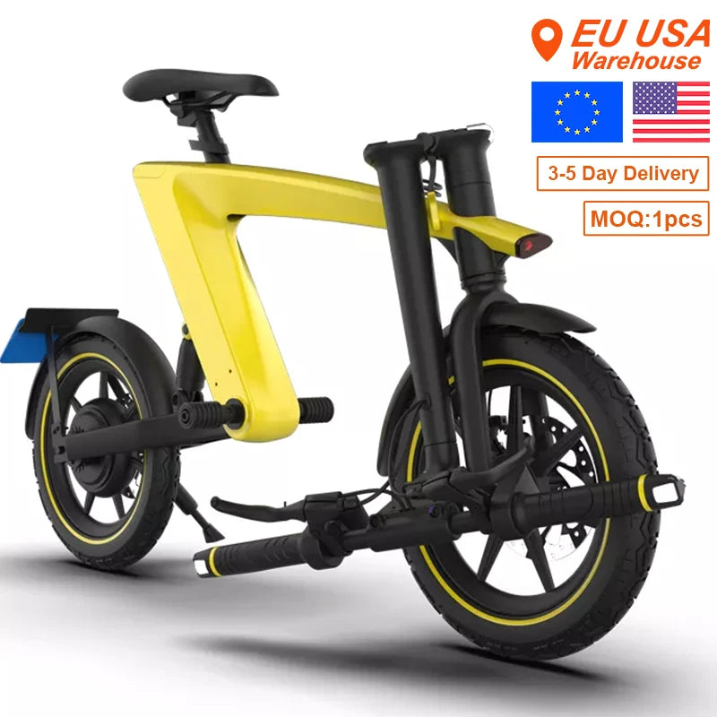 Eu Usa Stock Dropshipping H1 Aluminum Alloy Frame E-bike Rear Suspension 10Ah 250W Electronic City Road Adult Electric Bike