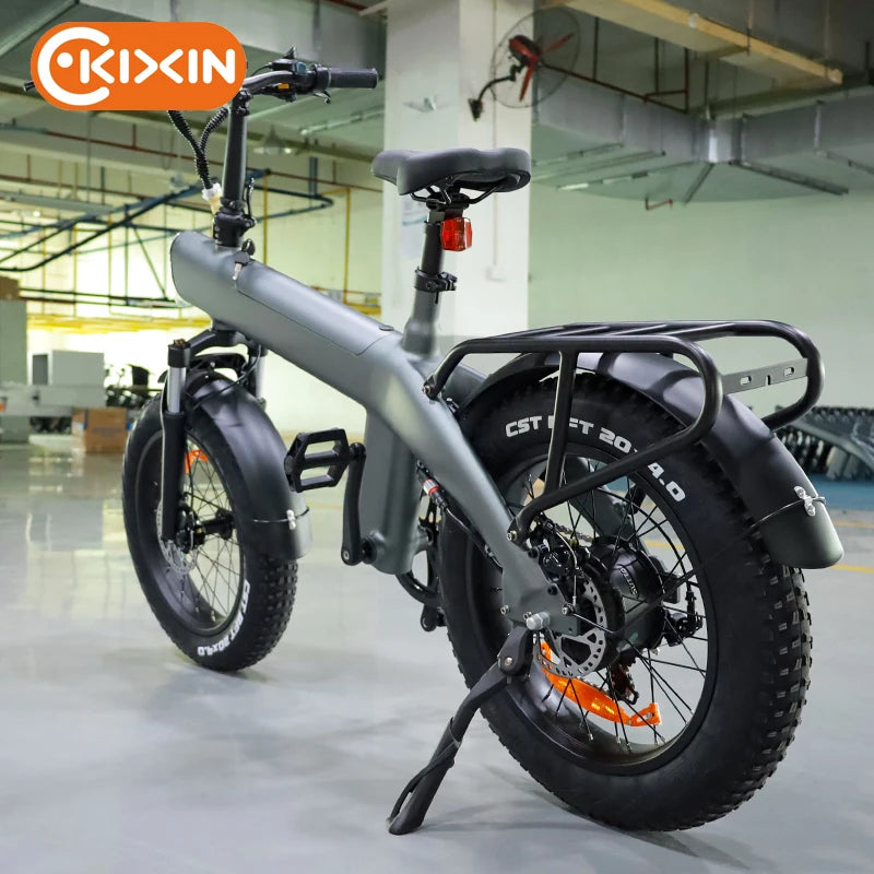 KIXIN America 100km Long Distance Rear Drive Holland Ebike Trye Cruiser Bike 48v Electric Bike Mountain Bicycle Fat Tire E-bike