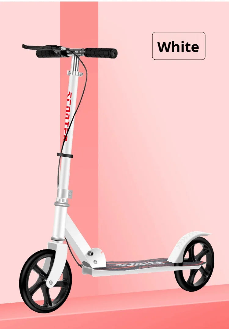 Wholesale Handbrake Foldable Scooter for Adults Teenagers Children Two-Wheel Commuter Scooter for City Campus Use