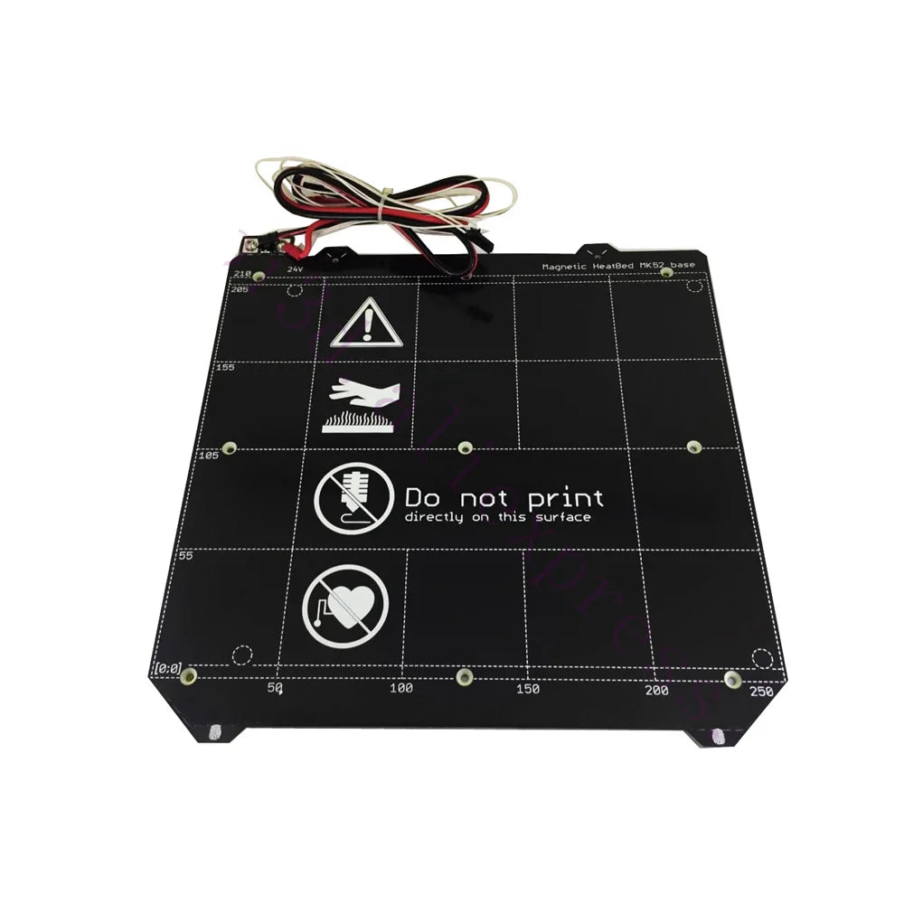 3d Printer Parts Clone Prusa i3 MK3 3d printer heated bed with/no Magnetic MK52 Heatbed bed 24V / 12V Option