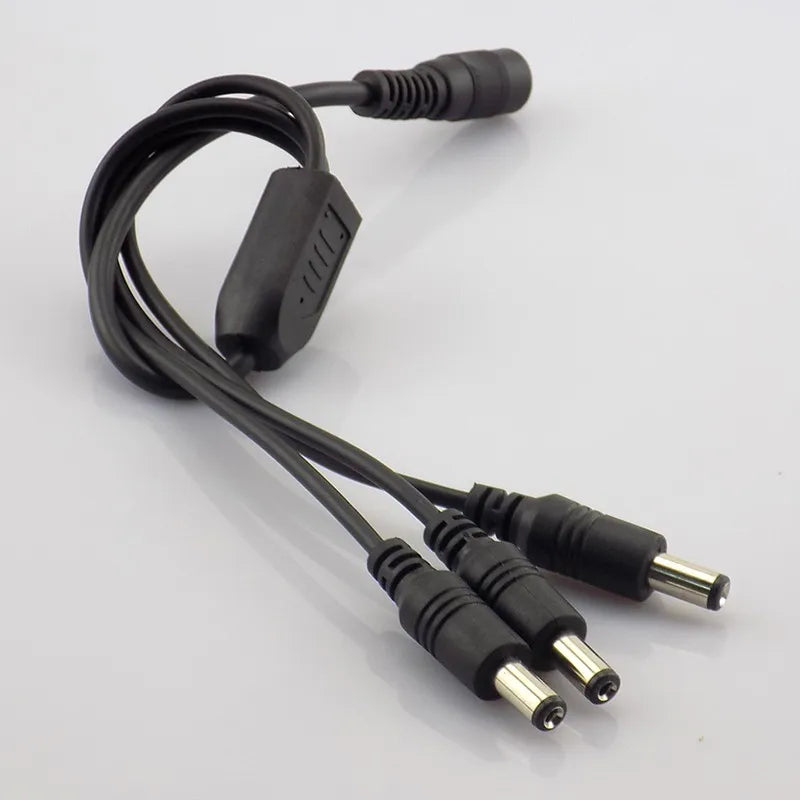 2.1*5.5mm 1 Buchse auf 2 3 4 5 8 Stecker DC-Stromverteilerkabel für CCTV-Überwachungskamera-Zubehör Netzteil 12V