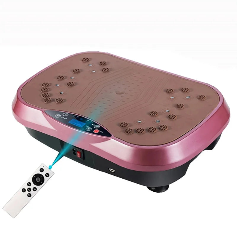 Home Fitness Vibration Plate Machine - Fat Burner Slimming Device for Lazy Weight Loss | Ultimate Oscillating Workout Platform