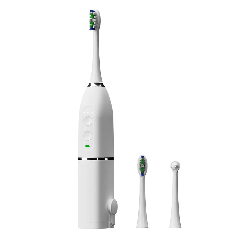 Direct Factory's New Portable 2-in-1 Sonic Vibration Electric Toothbrush Water Dental Flosser Household Dental Scaler Plastic