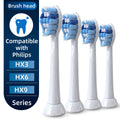 Soft Antimicrobial Electric Toothbrush Heads for Sensitive Gums Compatible with Major Brands 8 Pack