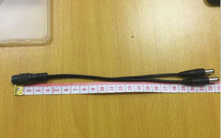 2.1*5.5mm 1 Buchse auf 2 3 4 5 8 Stecker DC-Stromverteilerkabel für CCTV-Überwachungskamera-Zubehör Netzteil 12V