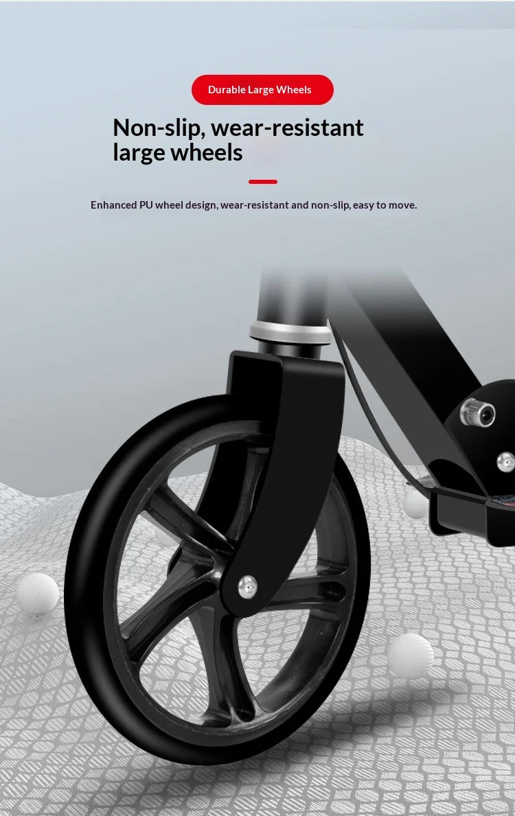 Wholesale Handbrake Foldable Scooter for Adults Teenagers Children Two-Wheel Commuter Scooter for City Campus Use