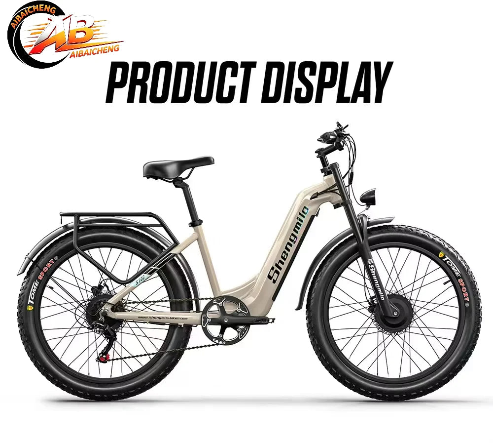 High Performance 2000W 7-Speed Central Motor Integrated Battery Lithium Adult Electric Mountain Bike for Mountain and Commutes