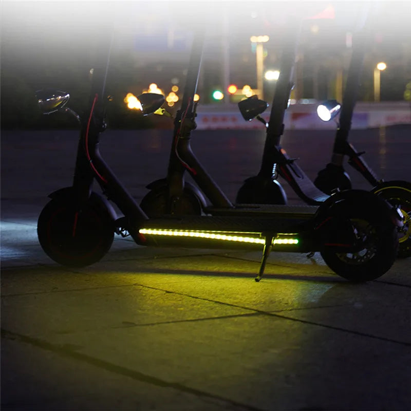 LED Strooklig Flitslig RGB Barlamp vir Xiaomi M365 Pro 1S Elektriese Bromponie Vir Ninebot Skaatsplank Lang Lig Flits Model