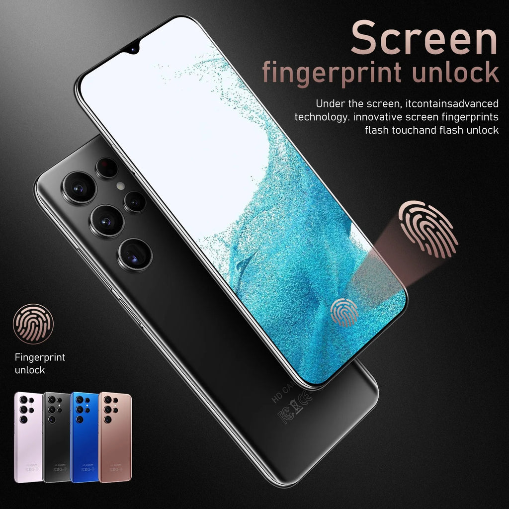S23 ULTRA Neues 6,7 Zoll Smart Android All-in-One Telefon 108MP Grenzüberschreitende englische Werksausgabe Dropshipping Auf Lager