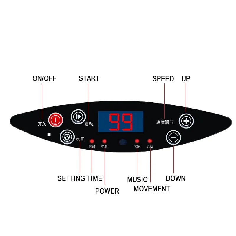 Home Fitness Vibration Plate Machine - Fat Burner Slimming Device for Lazy Weight Loss | Ultimate Oscillating Workout Platform