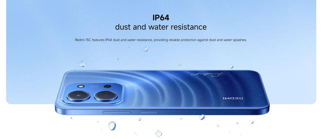 Global Version for Redmi 15C Octa Core LTE HD 6+128G Mobile Phone Original Cellphone Smartphone
