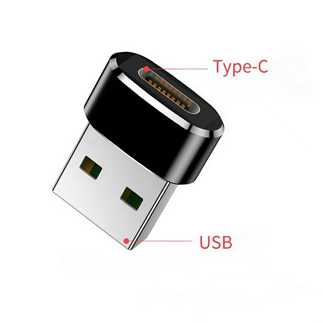 Portable Type-C to USB-A Converter OTG Adapter Use for Date Computer PC Tablet Easy to Carry USB C to USB Adapter
