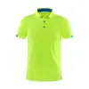 New Arrival Fashion Popular Solid Color Spandex/Polyester Knitted Fabric Button Neck Shirt Short Sleeve Casual Workwear Original