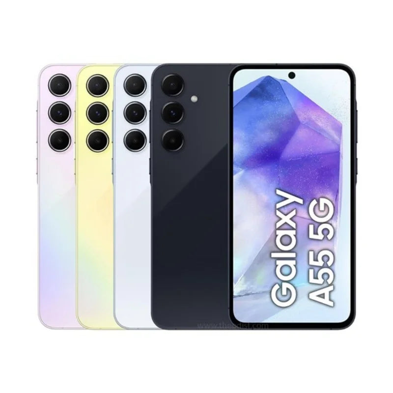 Wholesale Used Phone Sam A55 Unlocked Smartphone Mobile 5G Secondhand Phones Budget Price A53 A54 A55 A56