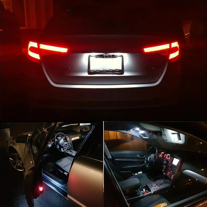 BADEYA Interior LED Light Car Bulb Kit For Volvo V70 MK1 MK2 MK3 1996-2012 2013 2014 2015 2016 Indoor Reading Dome Trunk Lamp