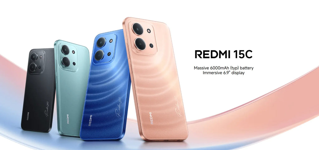 Global Version for Redmi 15C Octa Core LTE HD 6+128G Mobile Phone Original Cellphone Smartphone