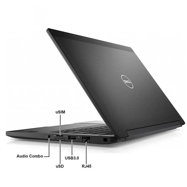 DellLatitude 7280 Laptop 95% Nouveau Portable Professionnel Intel Core I5-7th 8GB RAM 256GB SSD 512GB 1TB 12.5 Inch Win-10 Pro