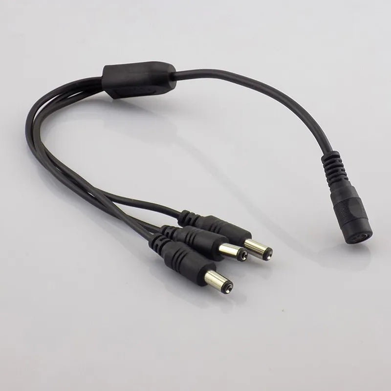 2.1*5.5mm 1 Buchse auf 2 3 4 5 8 Stecker DC-Stromverteilerkabel für CCTV-Überwachungskamera-Zubehör Netzteil 12V