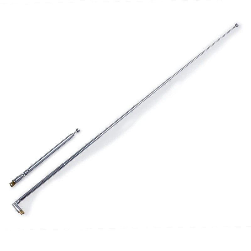 Replacement 49cm 19.3" 6 Sections Telescopic Antenna Aerial for Radio TV