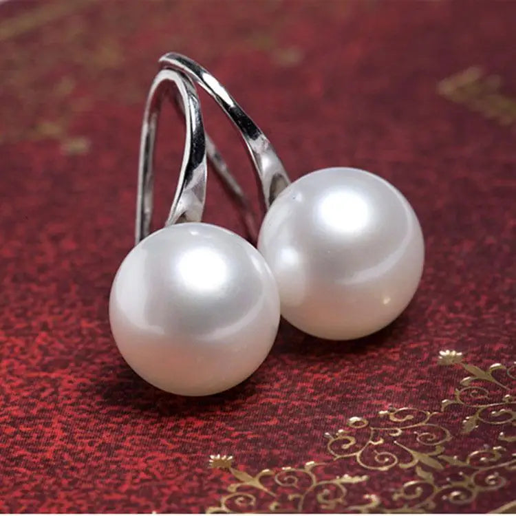 Best Selling Wild Fashion Simple Pearl Bean  Earrings Style Women Girls Earrings Jewelry Wholesale Crystal Earrings Brincos