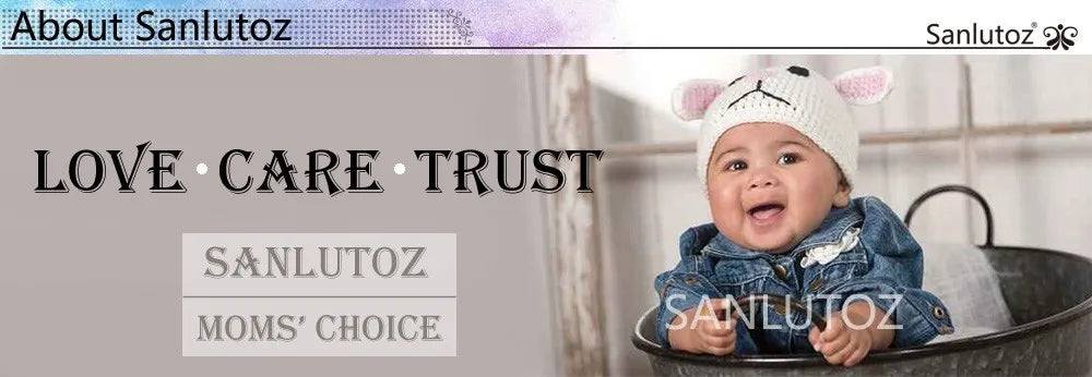 Sanlutoz Summer Short Sleeve Baby Girls Dress Little Kids Dresses Soft Clothing Holiday Casual