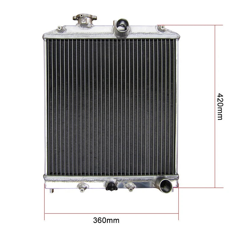 Aluminum car auto Radiator 2 Row 42MM for Honda Civic Del Sol 92-00 MT EG / EK