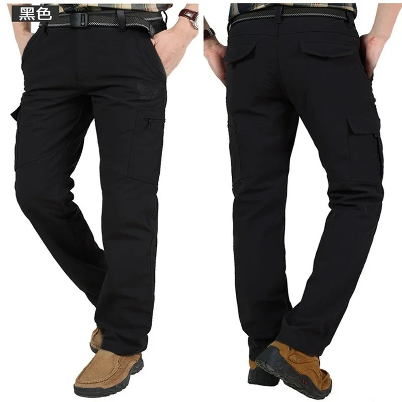 KB Men's Lightweight Tactical Pants Breathable Summer Casual Army Military Long Trousers Male Waterproof Quick Dry Cargo Pants