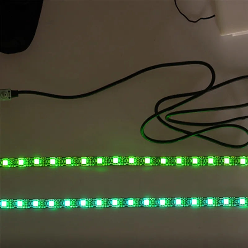 LED Strooklig Flitslig RGB Barlamp vir Xiaomi M365 Pro 1S Elektriese Bromponie Vir Ninebot Skaatsplank Lang Lig Flits Model