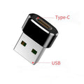 Portable Type-C to USB-A Converter OTG Adapter Use for Date Computer PC Tablet Easy to Carry USB C to USB Adapter