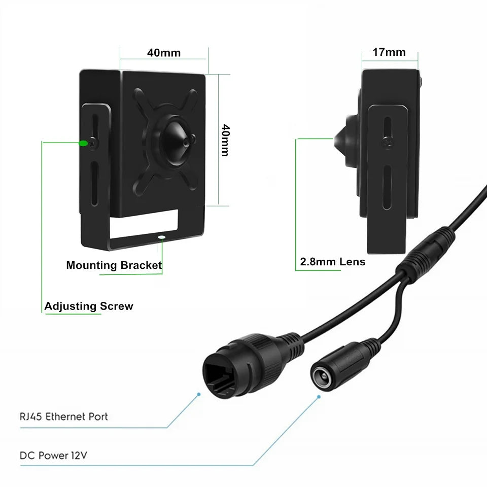 Mini 8MP 6MP 3MP POE Audio IP Camera H.265 IMX415 IMX335 IMX307 CCTV Camera for POE NVR System indoor Home Security Surveillance
