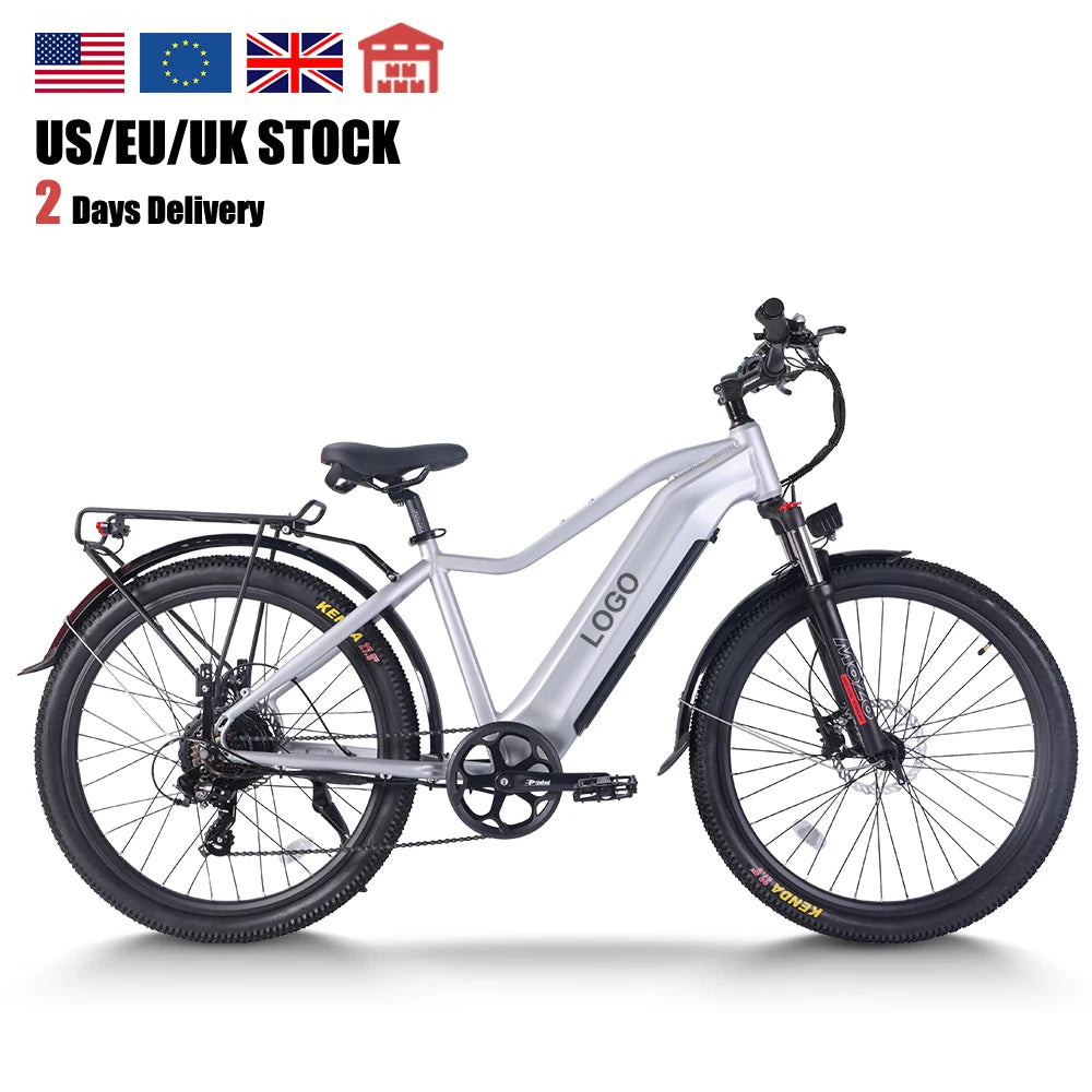 USA Warehouse Ebike Off Road Lithium Ion 48V 15.6Ah Electric Bicycle 750W Long Distance Adults Mountain Electric Bike