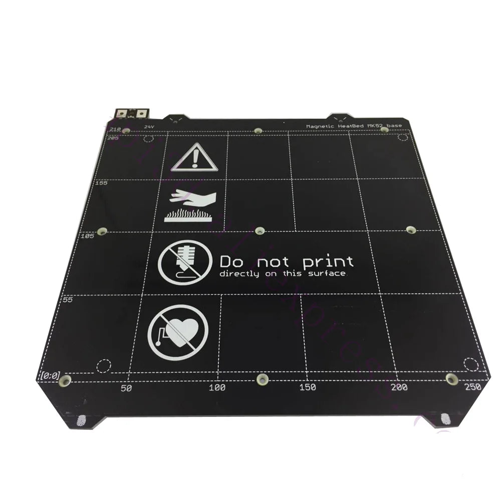 3d Printer Parts Clone Prusa i3 MK3 3d printer heated bed with/no Magnetic MK52 Heatbed bed 24V / 12V Option